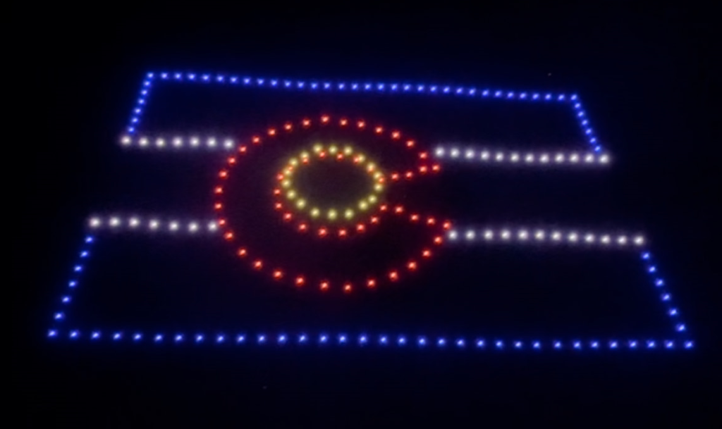 colorado holiday drone show