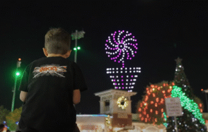 drone light show christmas