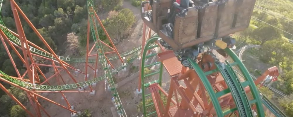 Cliffside Drone Light Show at Glenwood Caverns in Colorado