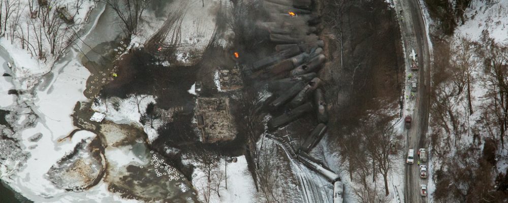Photos of West Virginia Train Explosion