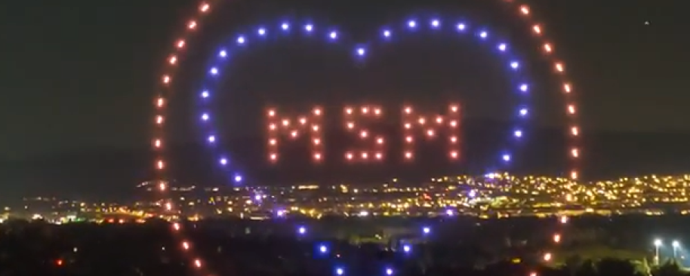 Drone shows on College Campuses are in