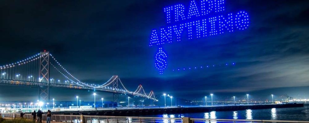 Coinbase Lights Up San Francisco, CA